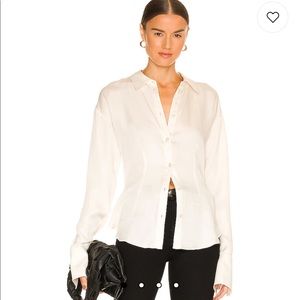 NWT The Bastina Top in Ivory